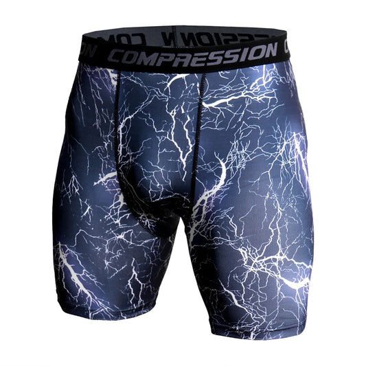 Men's Camouflage Muscle-Building Gym Shorts